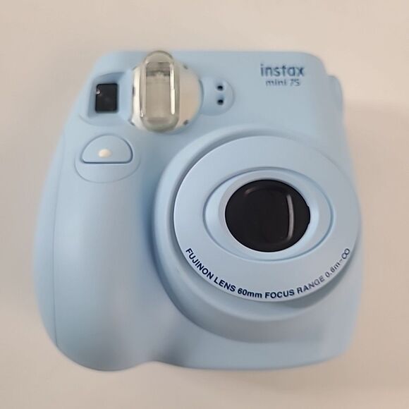 Fujifilm Instax Mini 7S Instant Camera Light Blue with Case, Film